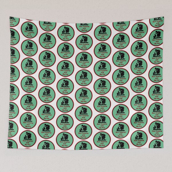 Item preview, Best Camping with My Dog 07 designed and sold by PodiShawna.