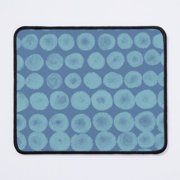 Item preview, Vintage Primitive Style Blue Watercolor Polka Dots Pattern   designed and sold by wenjunior.