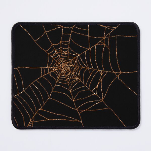 Item preview, Orange glitter Burlesque glitter horror spider web - Halloween designed and sold by Xarah.