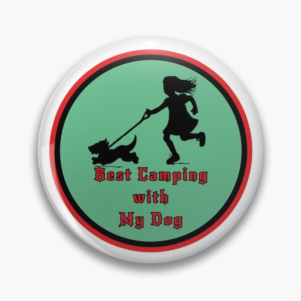 Item preview, Best Camping with My Dog 08 designed and sold by PodiShawna.