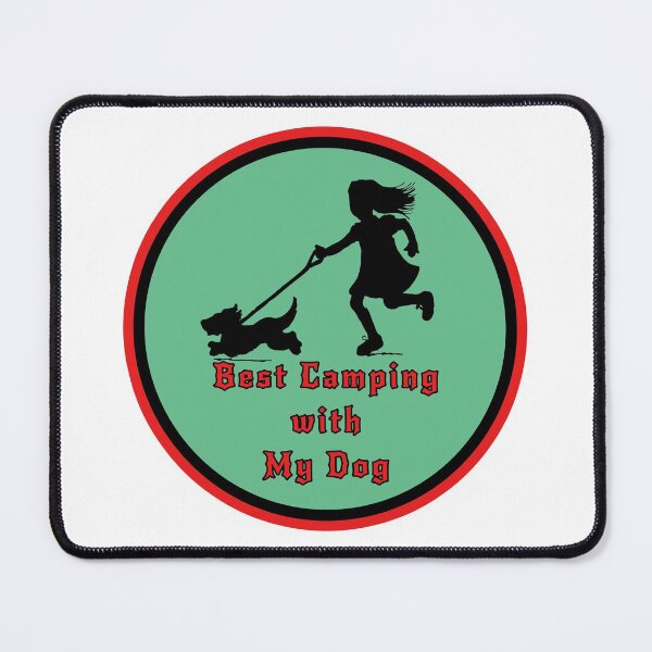 Item preview, Best Camping with My Dog 08 designed and sold by PodiShawna.