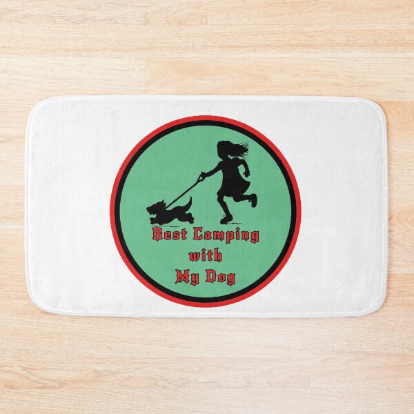 Item preview, Best Camping with My Dog 08 designed and sold by PodiShawna.
