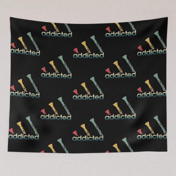 Item preview, Clarinet addicted vintage designed and sold by CactusDesigns68.