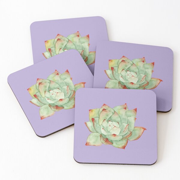 Item preview, watercolor painting of succulent designed and sold by BecaDias.