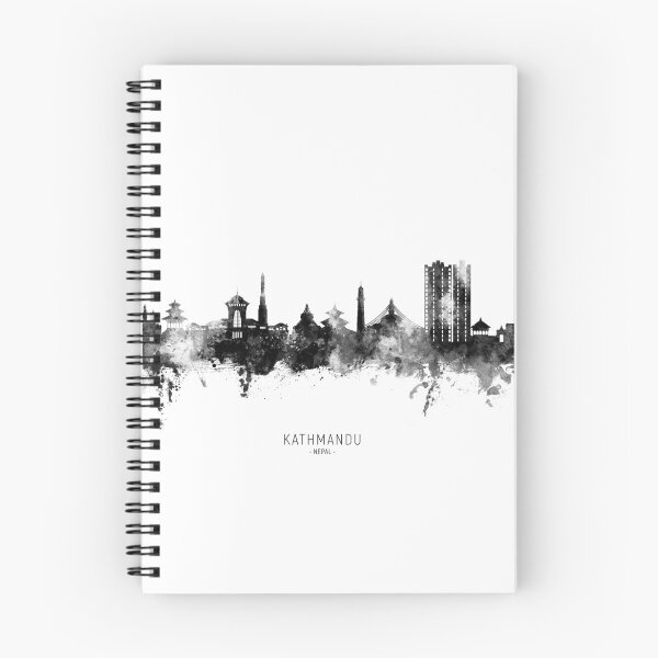 Item preview, Kathmandu Nepal Skyline designed and sold by ArtPrints.
