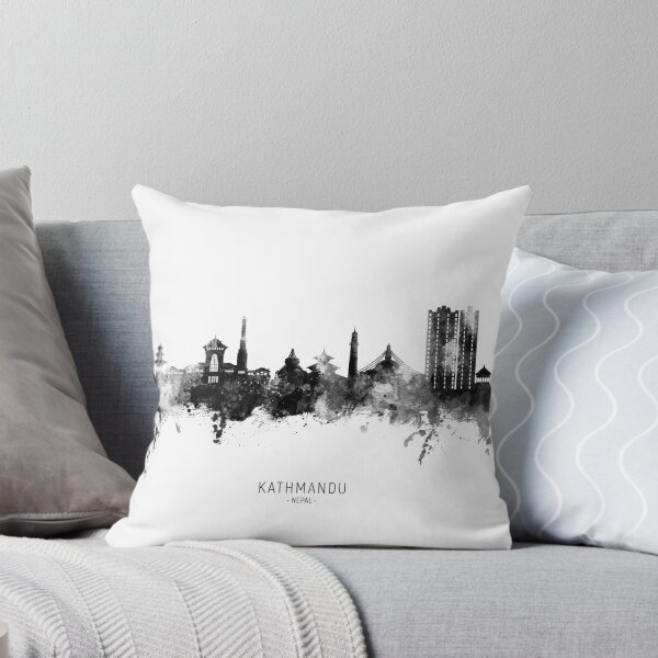 Item preview, Kathmandu Nepal Skyline designed and sold by ArtPrints.