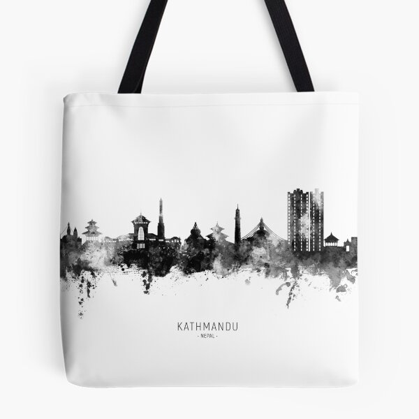Item preview, Kathmandu Nepal Skyline designed and sold by ArtPrints.