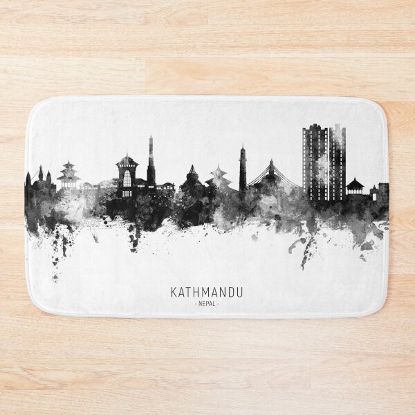 Item preview, Kathmandu Nepal Skyline designed and sold by ArtPrints.