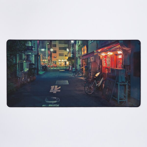 Item preview, Neo Tokyo - Quiet street in Shinjuku designed and sold by TokyoLuv.