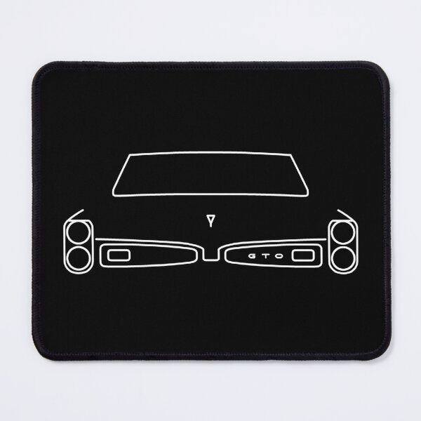 Item preview, Pontiac GTO outline graphic (white) designed and sold by soitwouldseem.
