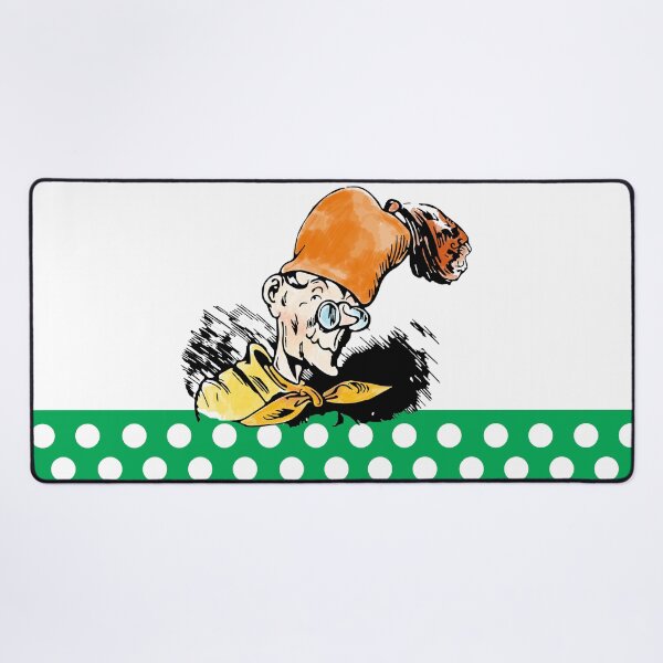 Item preview, Schneider Böck illustration, fun polka dot pattern designed and sold by Mauswohn.
