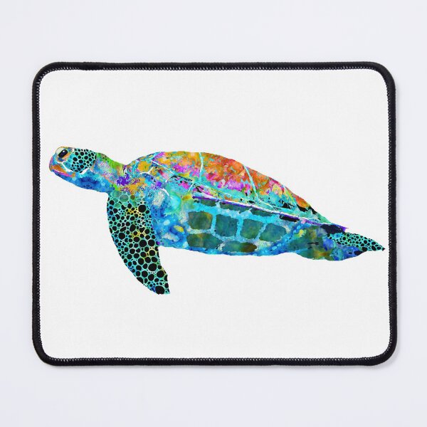 Item preview, Sea Turtle Beach - Colorful Beachy Art - Sharon Cummings designed and sold by Sharon Cummings Art.