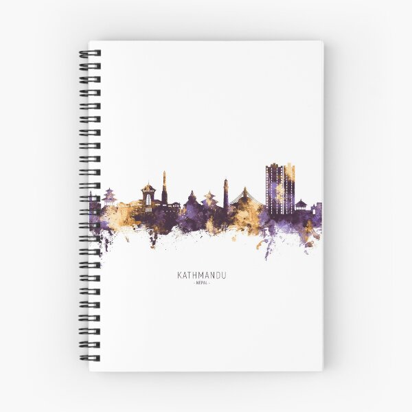 Artikelvorschau, Kathmandu Nepal Skyline entworfen und verkauft von ArtPrints.