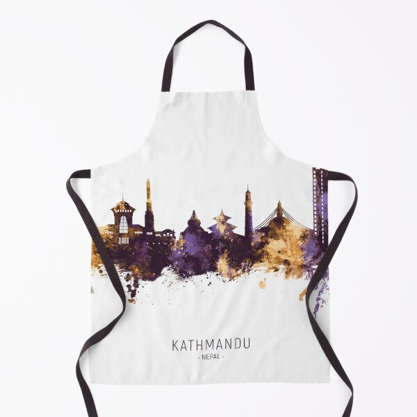 Item preview, Kathmandu Nepal Skyline designed and sold by ArtPrints.