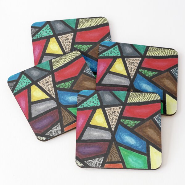 Item preview, 'Modern Mosaic' - Hand Drawn Abstract Design designed and sold by TaltalimDesign.
