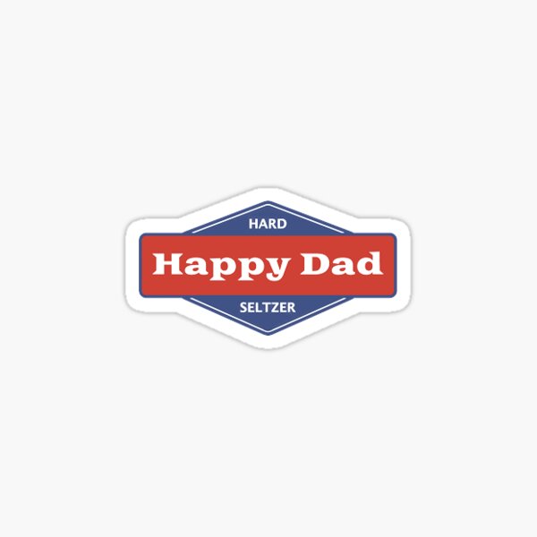 Happy Dad Logo - Nelk Sticker