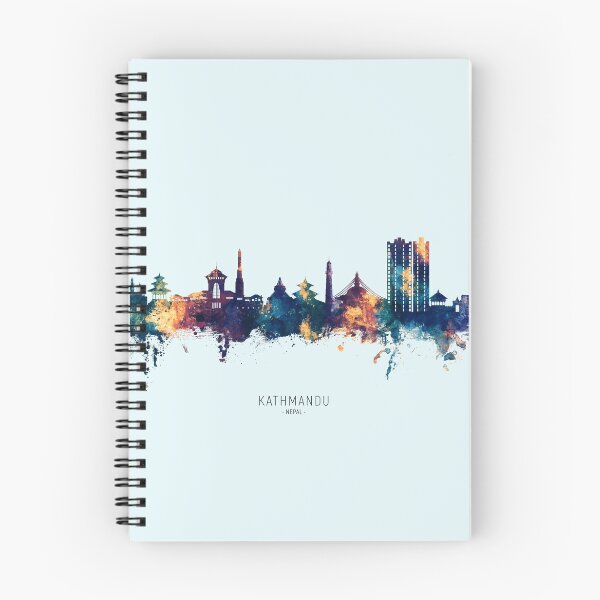 Artikelvorschau, Kathmandu Nepal Skyline entworfen und verkauft von ArtPrints.