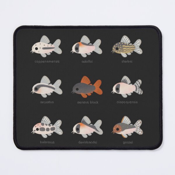 Item preview, Corydoras! - black designed and sold by pikaole.