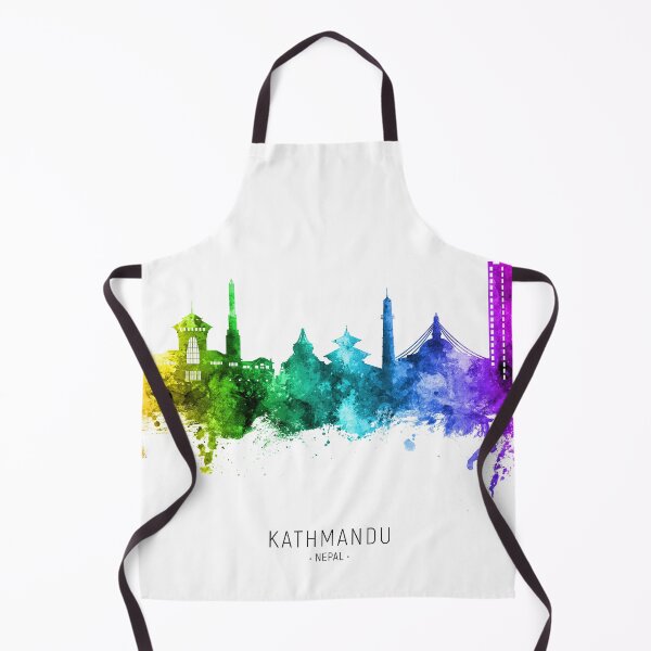 Item preview, Kathmandu Nepal Skyline designed and sold by ArtPrints.