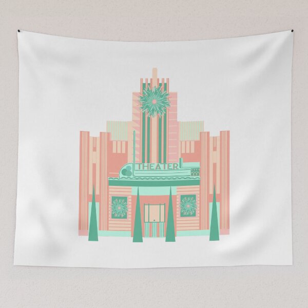 Item preview, Art Deco Theater Christmas designed and sold by jenbucheli.