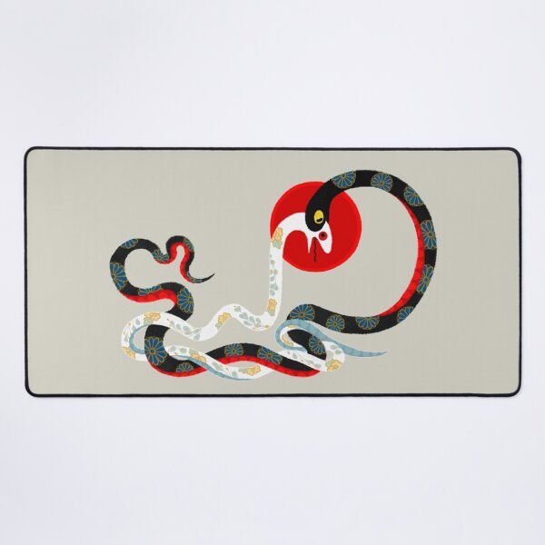 Item preview, Snake and flowers 3 designed and sold by pikaole.