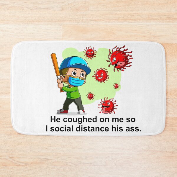 Item preview, Corona He coughed Covid 19 social distance designed and sold by Golden-place.