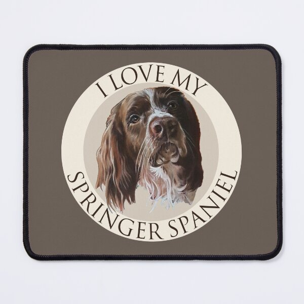 Item preview, I Love My Springer Spaniel designed and sold by Emily Bickell.