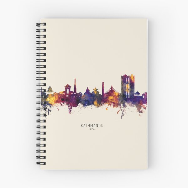 Artikelvorschau, Kathmandu Nepal Skyline entworfen und verkauft von ArtPrints.