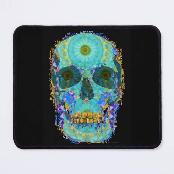 Item preview, Mandala Skull Artwork - Third Eye Chakra Art - By Sharon Cummings designed and sold by Sharon Cummings Art.
