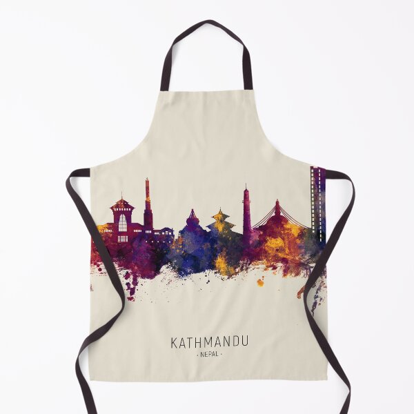 Item preview, Kathmandu Nepal Skyline designed and sold by ArtPrints.