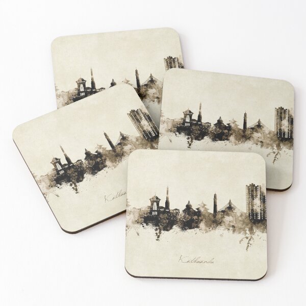 Item preview, Kathmandu Nepal Skyline designed and sold by ArtPrints.