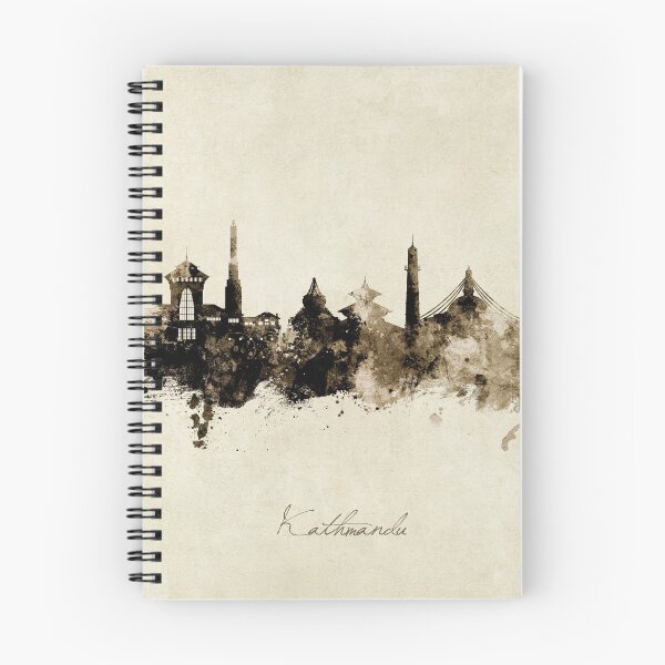 Item preview, Kathmandu Nepal Skyline designed and sold by ArtPrints.