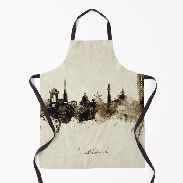 Item preview, Kathmandu Nepal Skyline designed and sold by ArtPrints.