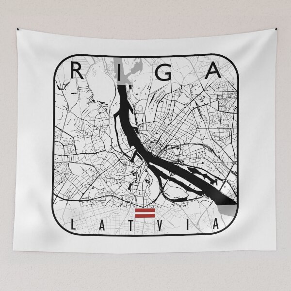 Item preview, RIGA MAP LATVIA designed and sold by hatimelhag.