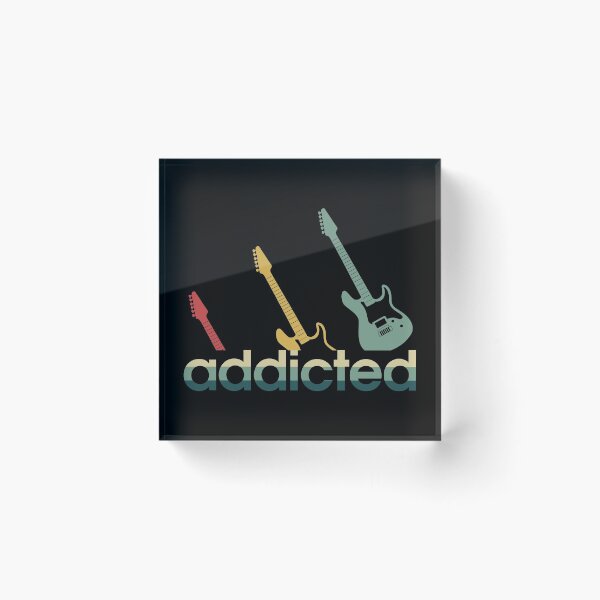 Item preview, Electric Guitar addicted vintage designed and sold by CactusDesigns68.