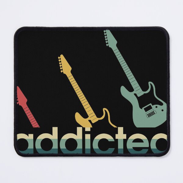 Item preview, Electric Guitar addicted vintage designed and sold by CactusDesigns68.