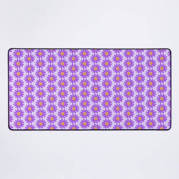 Item preview, Spring Theme Smiling Happy Purple Daisy Flower Floral Pattern  designed and sold by wenjunior.