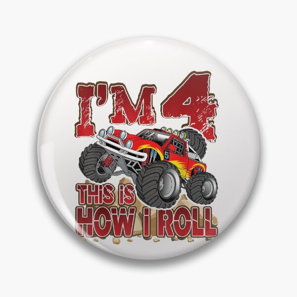 Item preview, I'm 4 This Is How I Roll' Awesome Truck Gift  designed and sold by SaltyFNG.