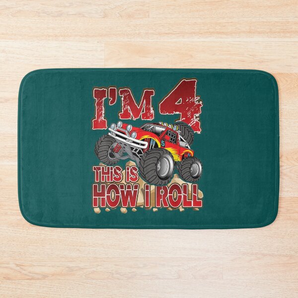 Item preview, I'm 4 This Is How I Roll' Awesome Truck Gift  designed and sold by SaltyFNG.