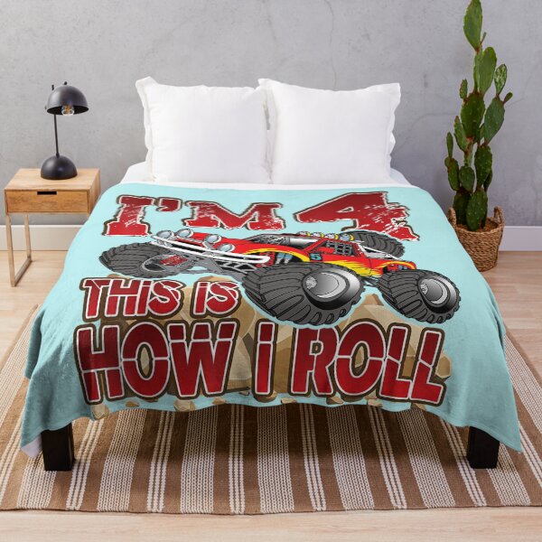 Item preview, I'm 4 This Is How I Roll' Awesome Truck Gift  designed and sold by SaltyFNG.