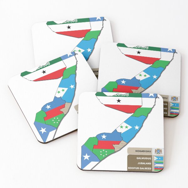 Item preview, Somali States: A Politcal Map designed and sold by VintageSomalia.