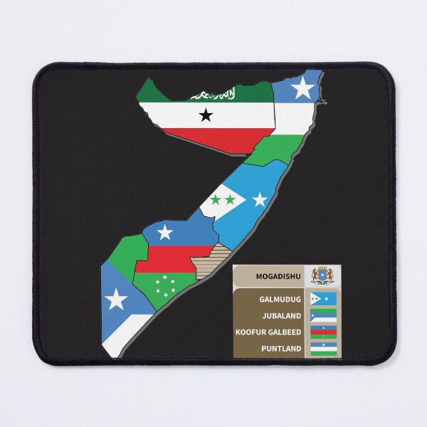 Item preview, Somali States: A Politcal Map designed and sold by VintageSomalia.