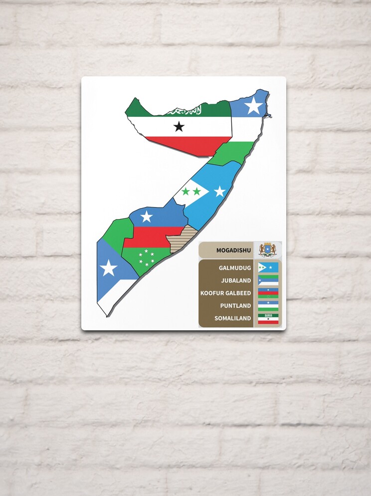 Somali States: A Politcal Map