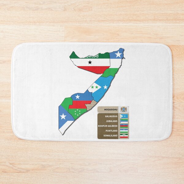 Item preview, Somali States: A Politcal Map designed and sold by VintageSomalia.
