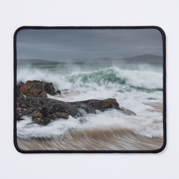 Item preview, Bagh Steinigidh Wild Waves Scarista Isle of Harris. Scotland. designed and sold by PhotosEcosse.