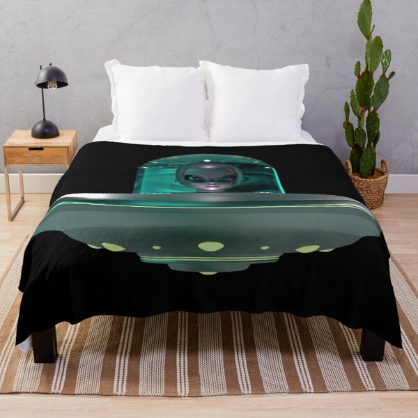 Item preview, UFO alien (turquoise) designed and sold by Cosmonauteur.