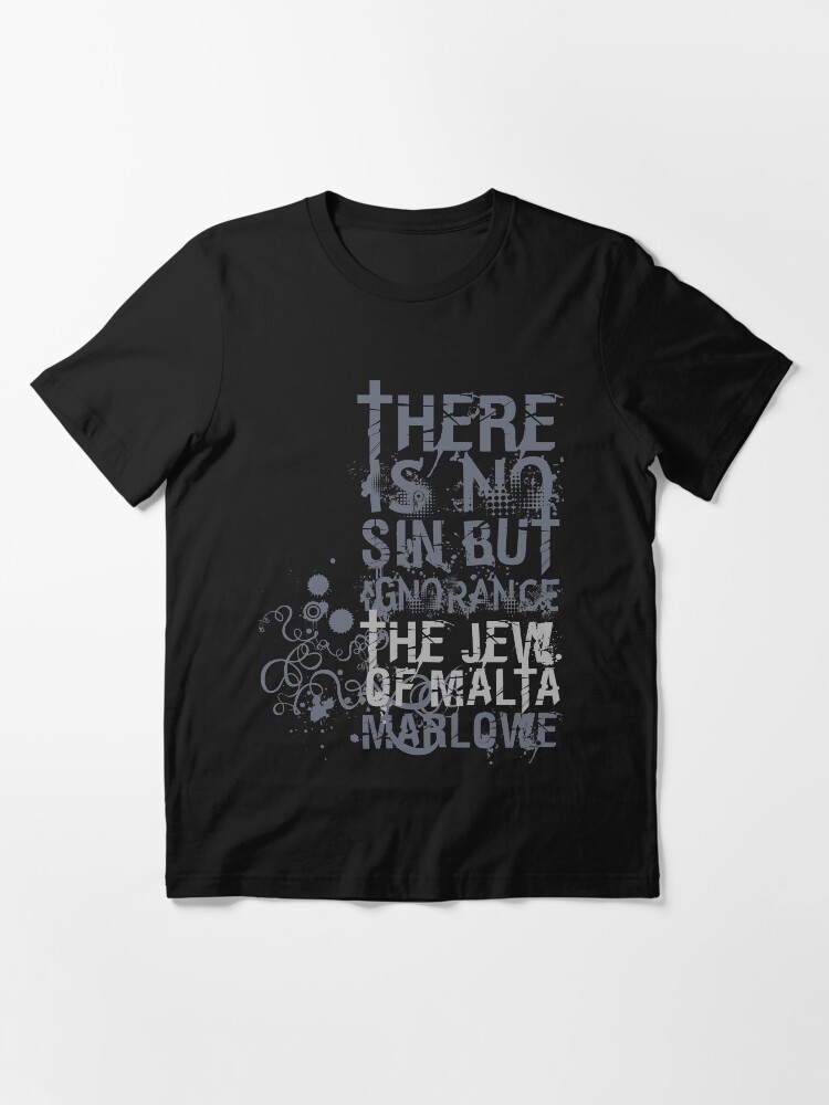 Alternate view of Marlowe Jew of Malta Quote Essential T-Shirt