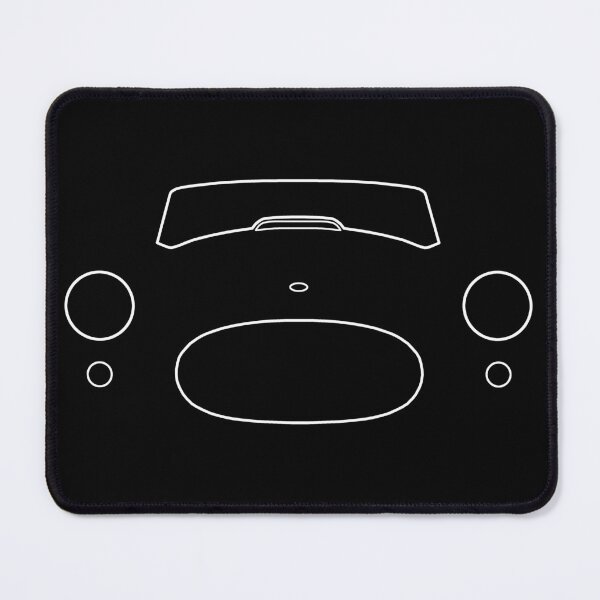 Item preview, AC Cobra classic car outline graphic (white)  designed and sold by soitwouldseem.