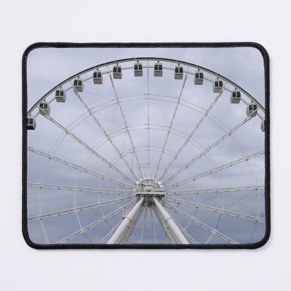 Item preview, Ferry Wheels and Cloudy Sky Photography  designed and sold by wenjunior.