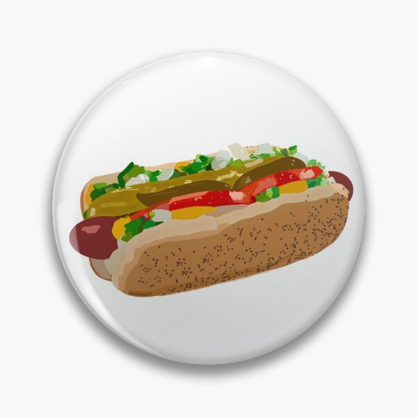 Item preview, Portillo's Chicago Dog Sticker designed and sold by cozyangelco.